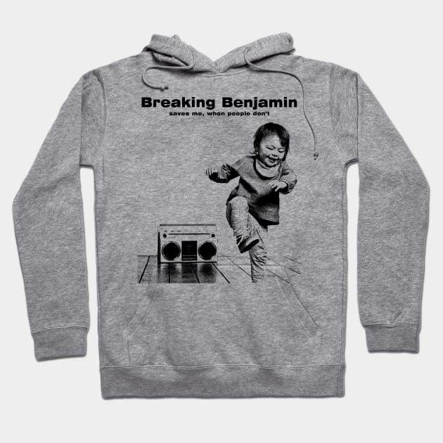 Breaking Benjamin Saves Me // pencil sketch Hoodie by Amor13Fati